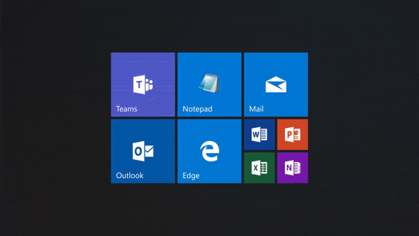 Windows 10 Live tiles