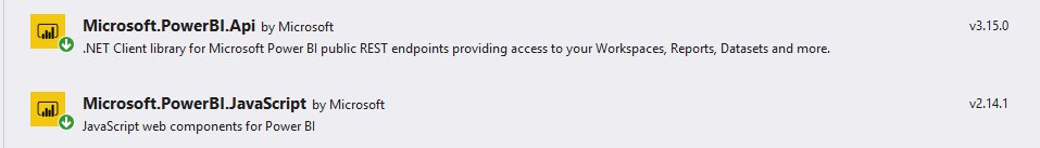 Connect web application to PowerBI - PureSourceCode