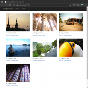 ImageGallery with Blazor