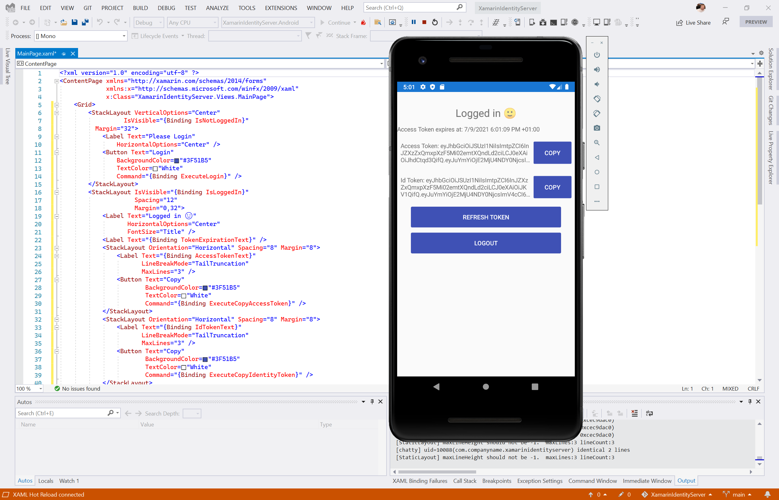 Authentication in Xamarin Forms with IdentityServer PureSourceCode