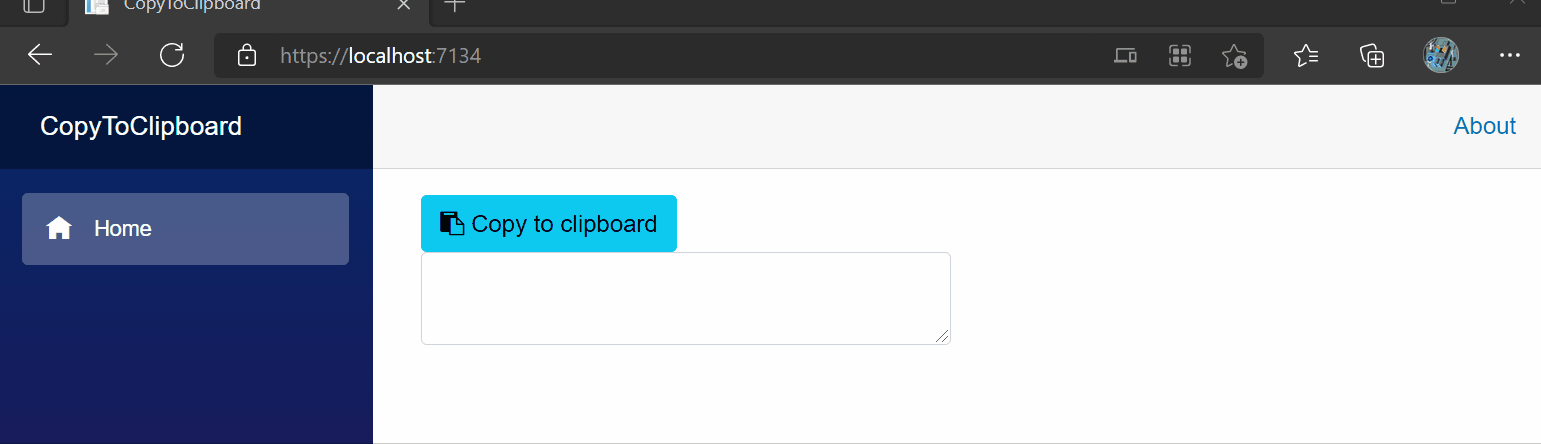  The behaviour of the component when it can't copy the text in the clipboard - Copy to Clipboard component for Blazor